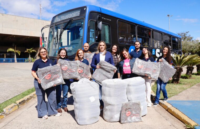 Fundo Social recebe doação de 200 cobertores da Radial Mais Transporte