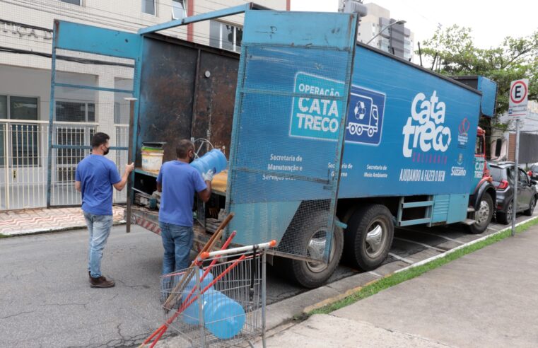 Operação ‘Cata-Treco’ chegará a 37 localidades da região central até 20 de dezembro
