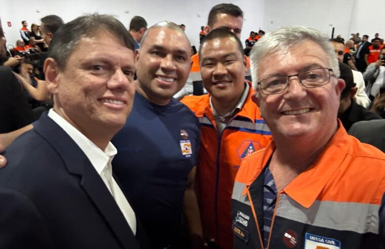 Defesa Civil de Suzano prestigia lançamento do ‘SP Sempre Alerta – Operação Chuvas’