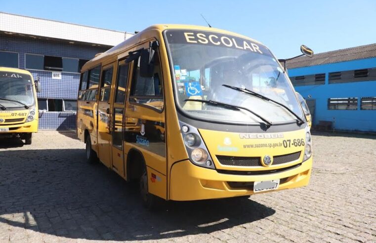 Transporte realiza vistoria em veículos escolares que atendem cerca de 20 mil estudantes em Suzano