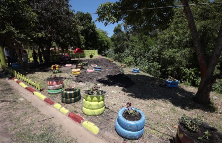 Secretaria de Meio Ambiente transforma pontos de descarte irregular em áreas de lazer