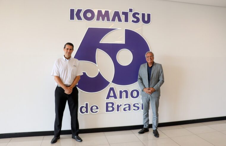 Desenvolvimento Econômico alinha propostas da Cadeia Produtiva Local com dirigentes da Komatsu