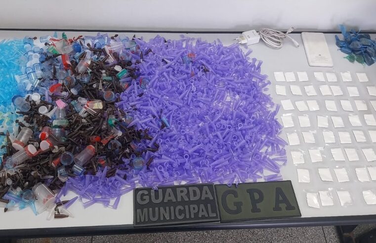 GCM de Suzano localiza 175 porções de drogas em duas ocorrências nesta semana