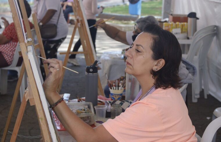 Cultura realiza 2ª edição do projeto ‘Suzano Cores e Inspirações’ com ateliê ao ar livre
