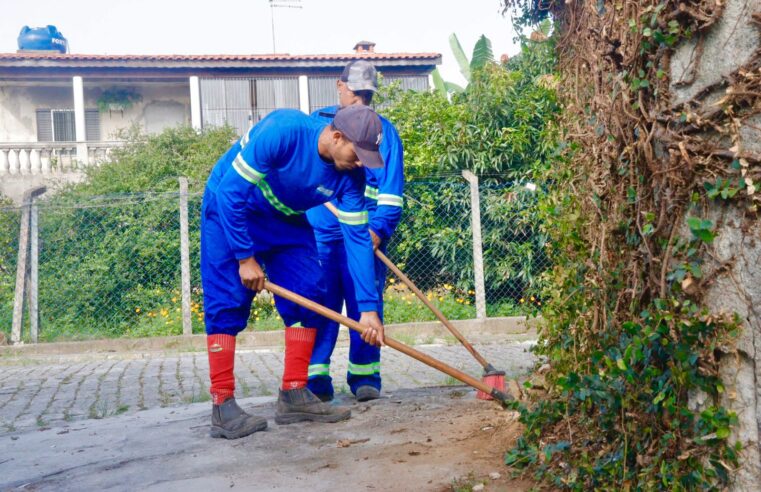 Manutenção intensifica trabalhos de zeladoria durante o feriado de Tiradentes