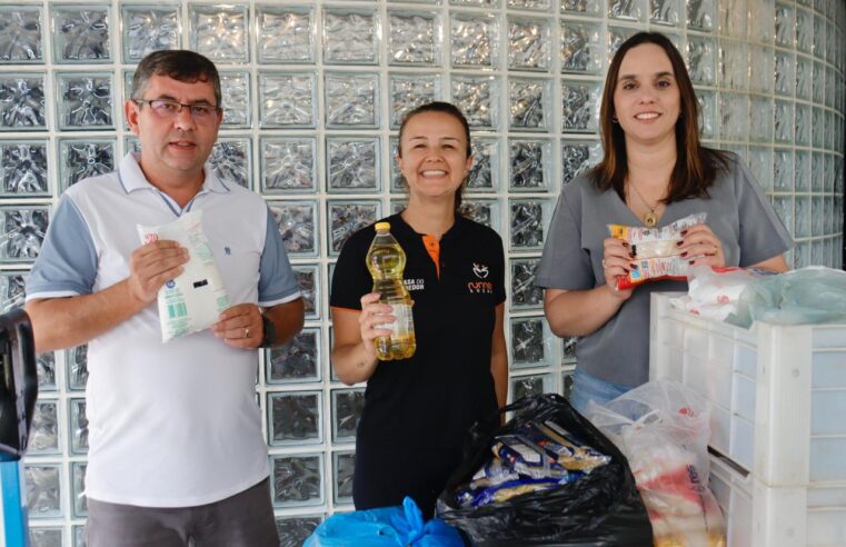 Fundo Social recebe doação de meia tonelada de alimentos arrecadados em corrida no Max Feffer